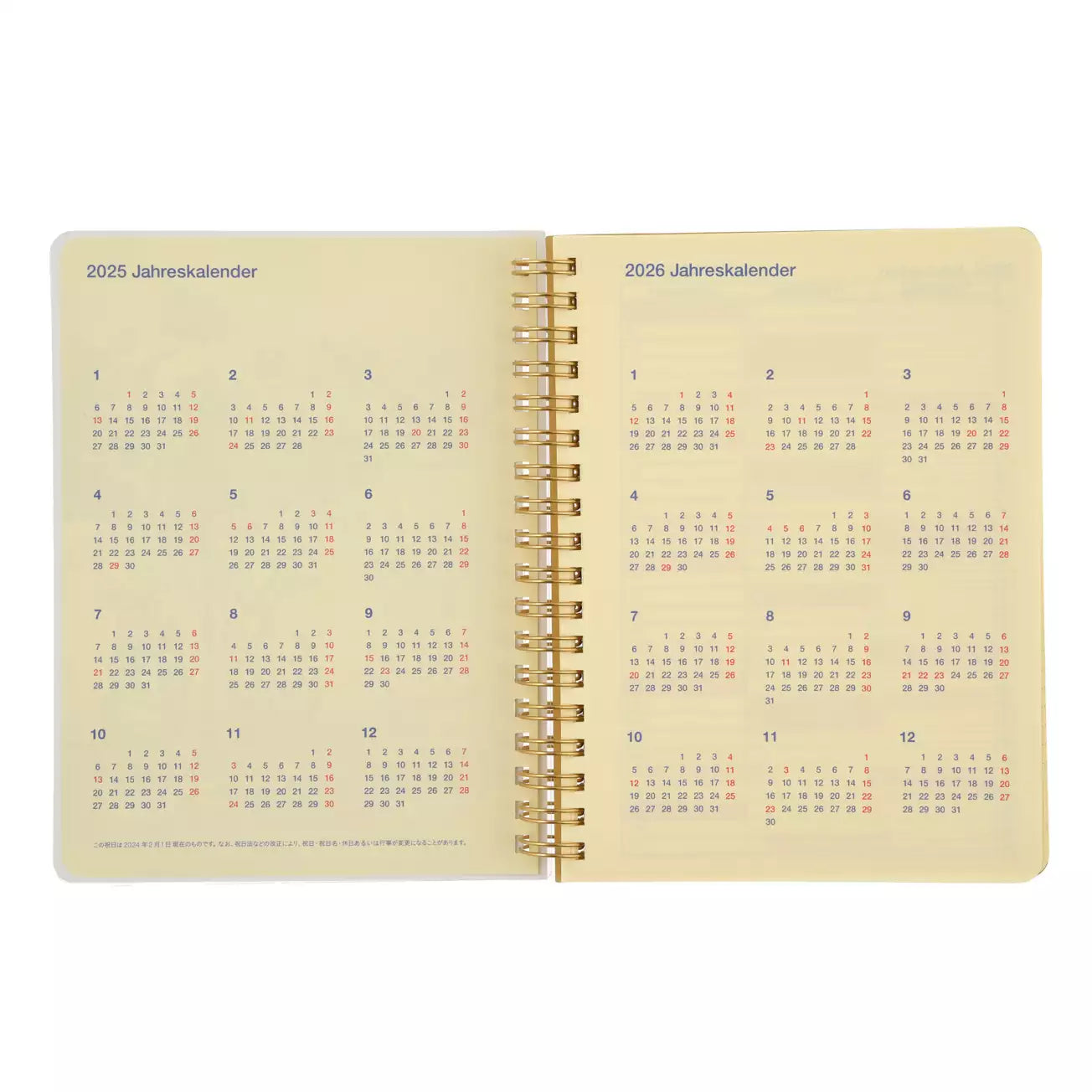 "Pre-Order" JDS - Calendar & Organizer 2025 - Pooh and Friends Rollbahn Planner/Schedule Book (L)