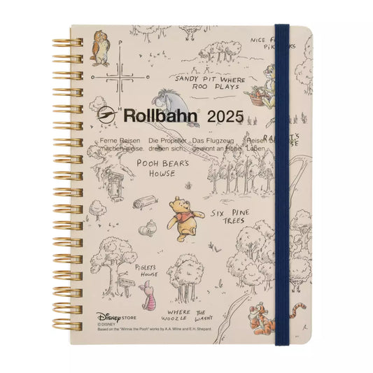 "Pre-Order" JDS - Calendar & Organizer 2025 - Pooh and Friends Rollbahn Planner/Schedule Book (L)