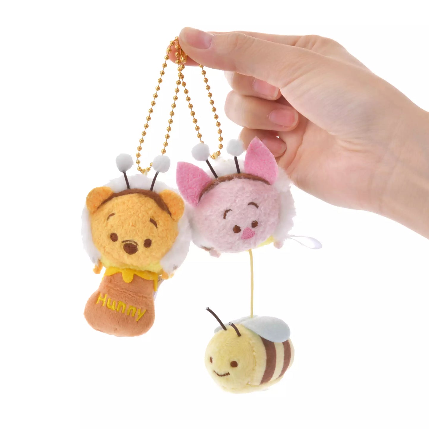 "Pre-Order" JDS - Tsum Tsum Pooh Plush Keychain BEE HONEY DAY