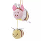 "Pre-Order" JDS - Tsum Tsum Piglet Plush Keychain BEE HONEY DAY