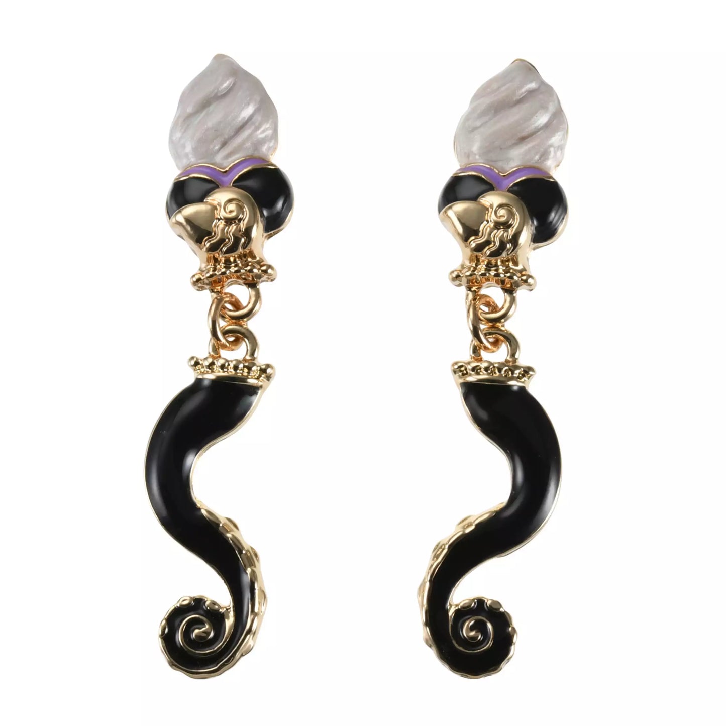 "Pre-Order" JDS - Ursula Earrings - DISNEY VILLAINS (Halloween 2024)