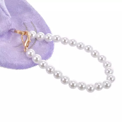 HKDL - Young Oyster Plush Keychain Pearl Chain (Young Oyster Collection - Alice in Wonderland)【Ready Stock】