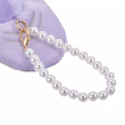 HKDL - Grandma Oyster Plush Keychain Pearl Chain (Young Oyster Collection - Alice in Wonderland)【Ready Stock】