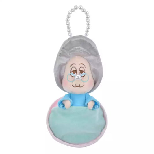 HKDL - Grandma Oyster Plush Keychain Pearl Chain (Young Oyster Collection - Alice in Wonderland)【Ready Stock】