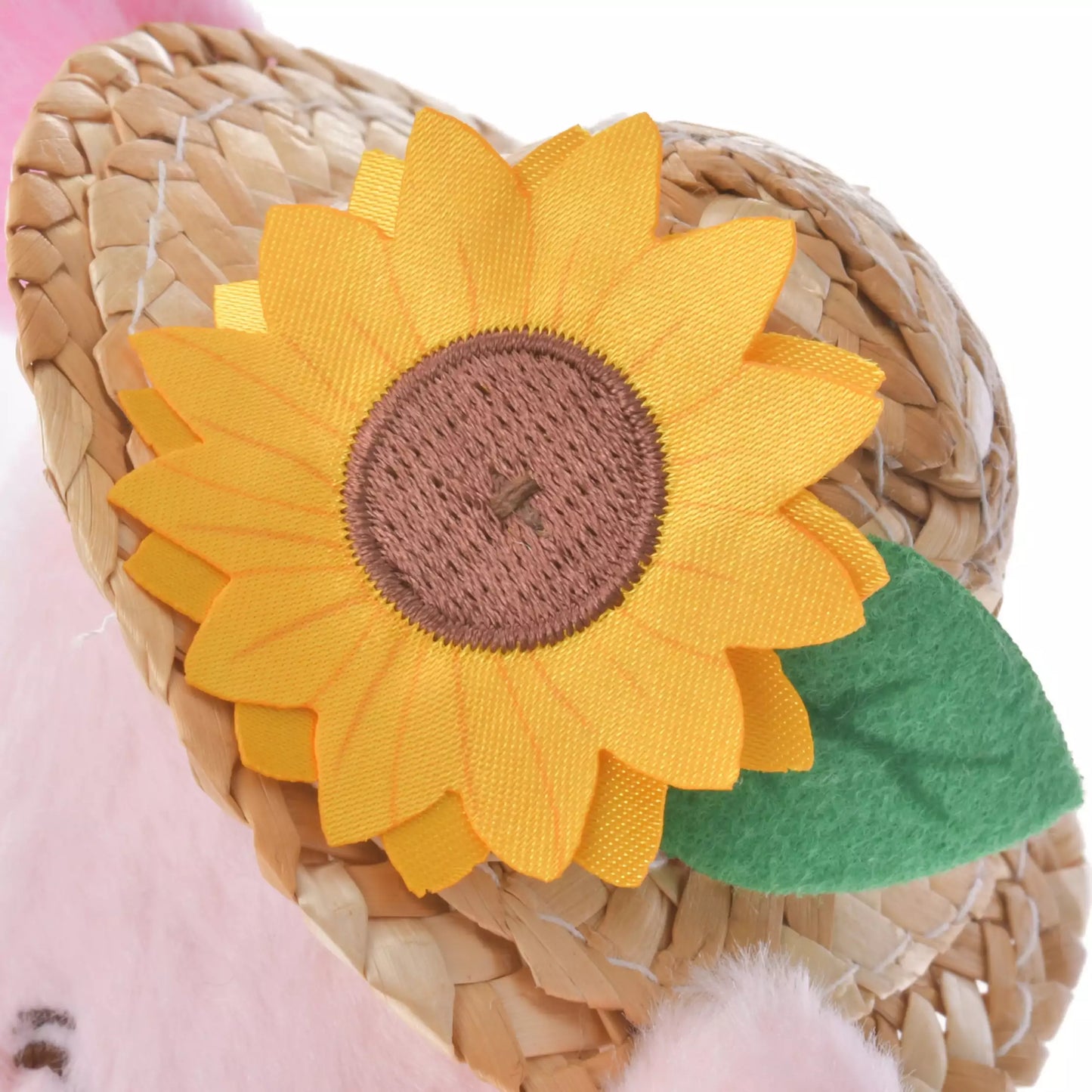 "Pre-Order" JDS - PIg Plush Toy Straw Hat - Summer Collection 2024