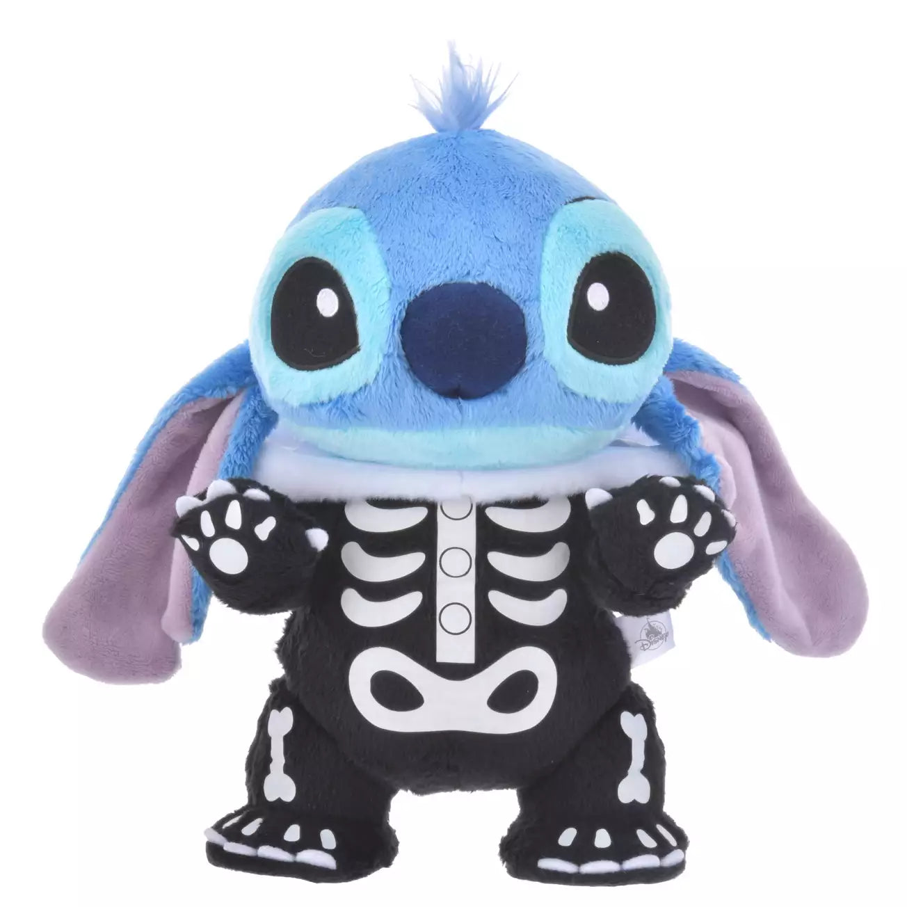 HKDL/JDS - Stitch Skull-Style Plush Toy 25cm - Disney Halloween 2024【Ready Stock】