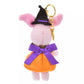 HKDL - Piglet Pumpkin Costume Plush Keychain - Disney Halloween 2024【Ready Stock】