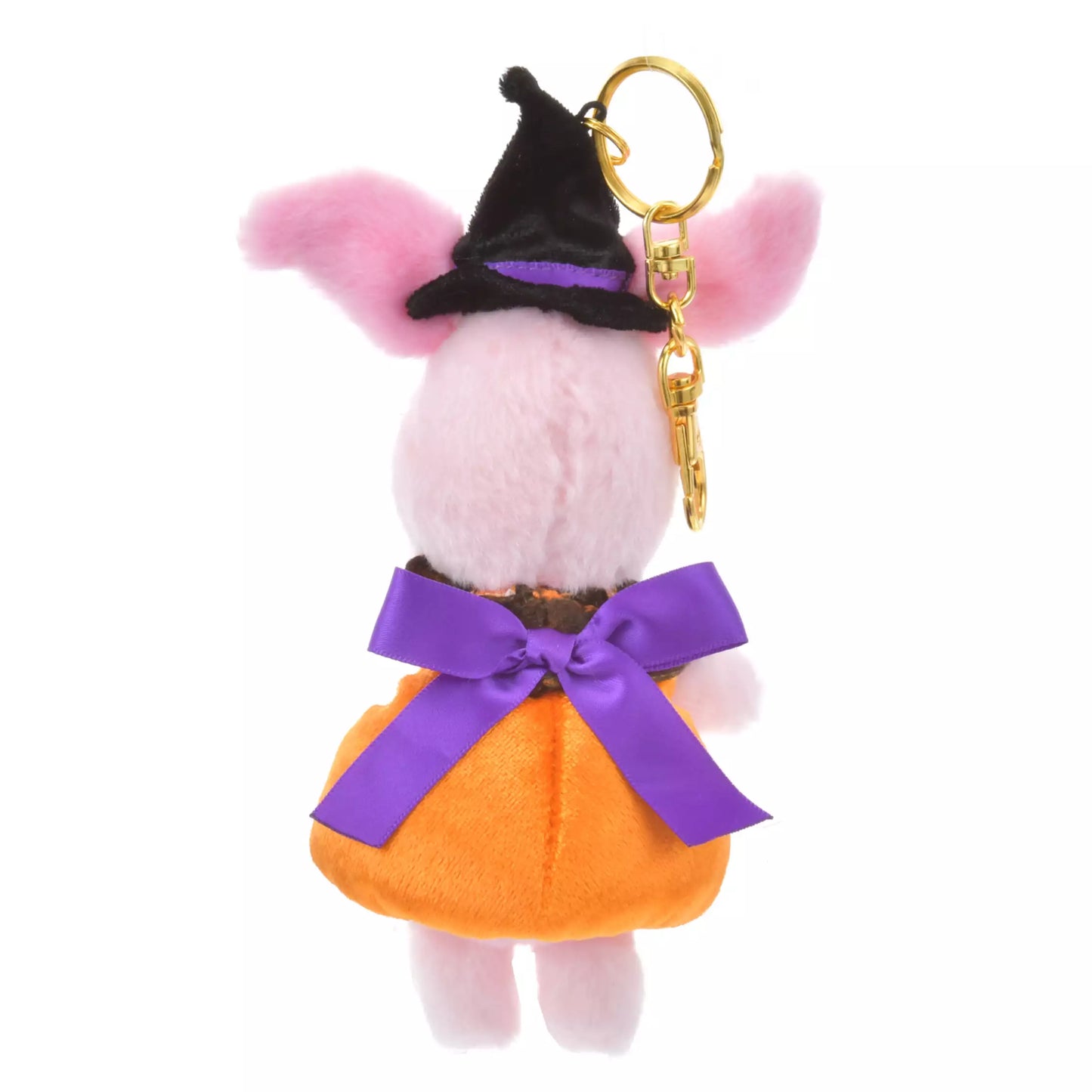 HKDL - Piglet Pumpkin Costume Plush Keychain - Disney Halloween 2024【Ready Stock】