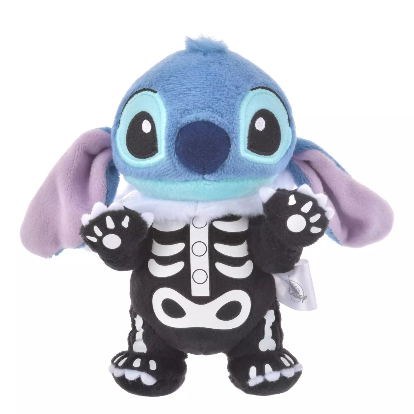 HKDL - Stitch Skull-Style Plush Keychain - Disney Halloween 2024【Ready Stock】