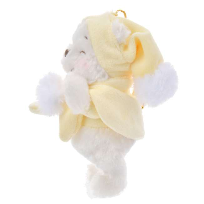 "Pre-Order" JDS - Winnie the Pooh Plush Keychain  - Fruit Latte Color WHITE POOH, 2024 Winter Collection