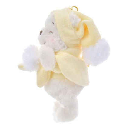 "Pre-Order" JDS - Winnie the Pooh Plush Keychain  - Fruit Latte Color WHITE POOH, 2024 Winter Collection