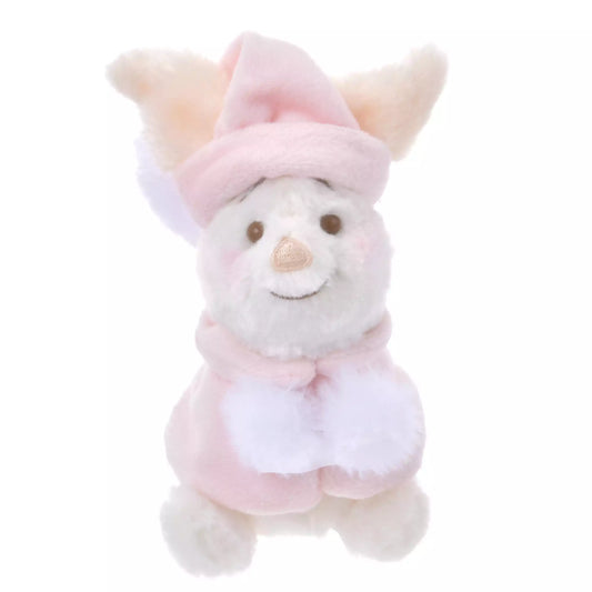 "Pre-Order" JDS - Piglet Plush Keychain  - Fruit Latte Color WHITE POOH, 2024 Winter Collection