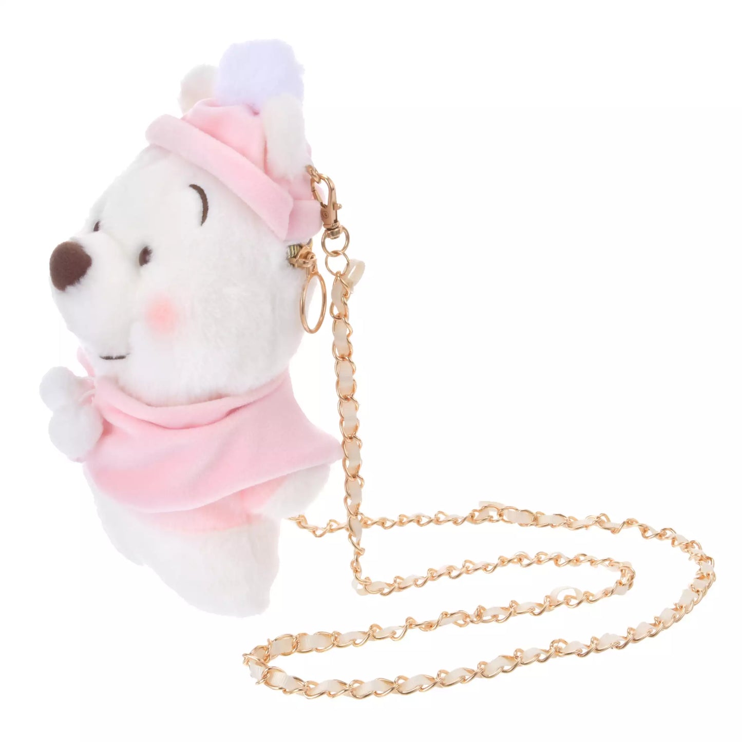 "Pre-Order" JDS - Winnie the Pooh Plush Shoulder Bag - Fruit Latte Color WHITE POOH