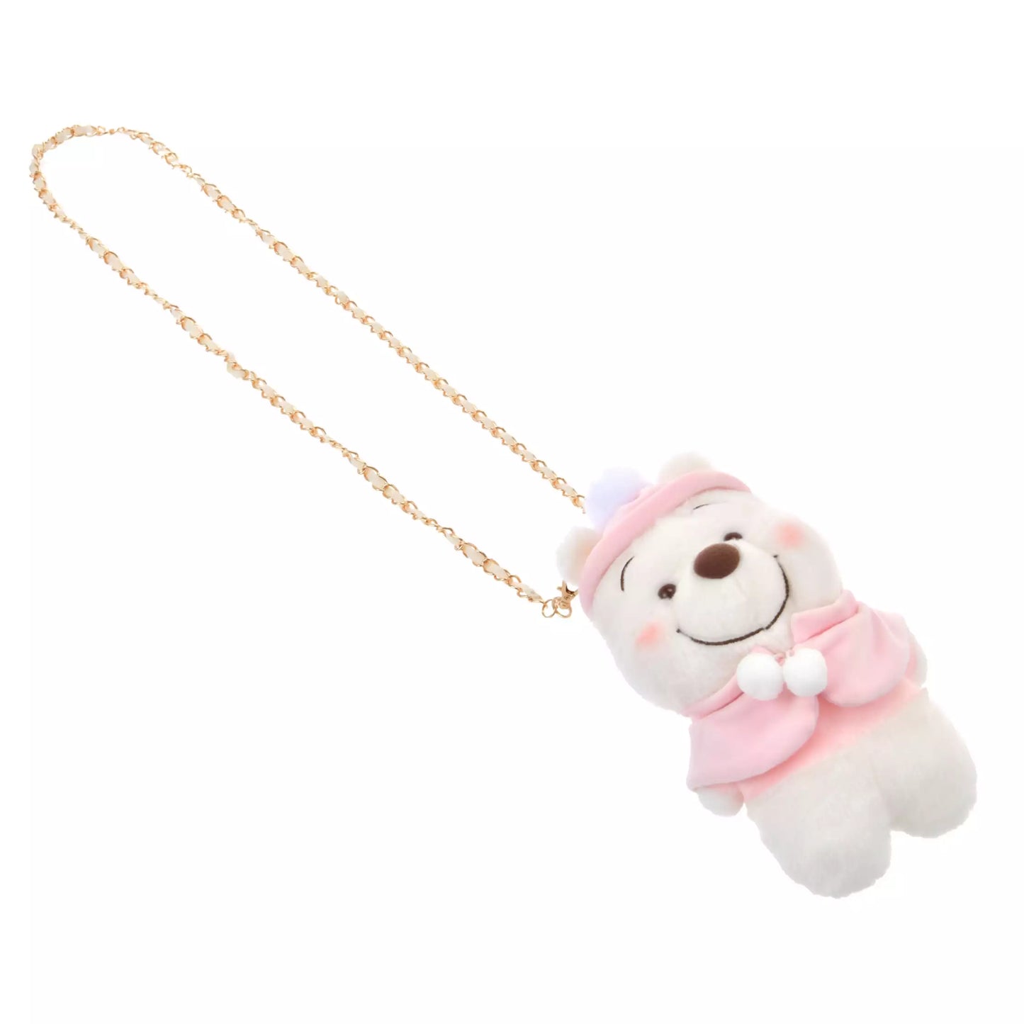 "Pre-Order" JDS - Winnie the Pooh Plush Shoulder Bag - Fruit Latte Color WHITE POOH