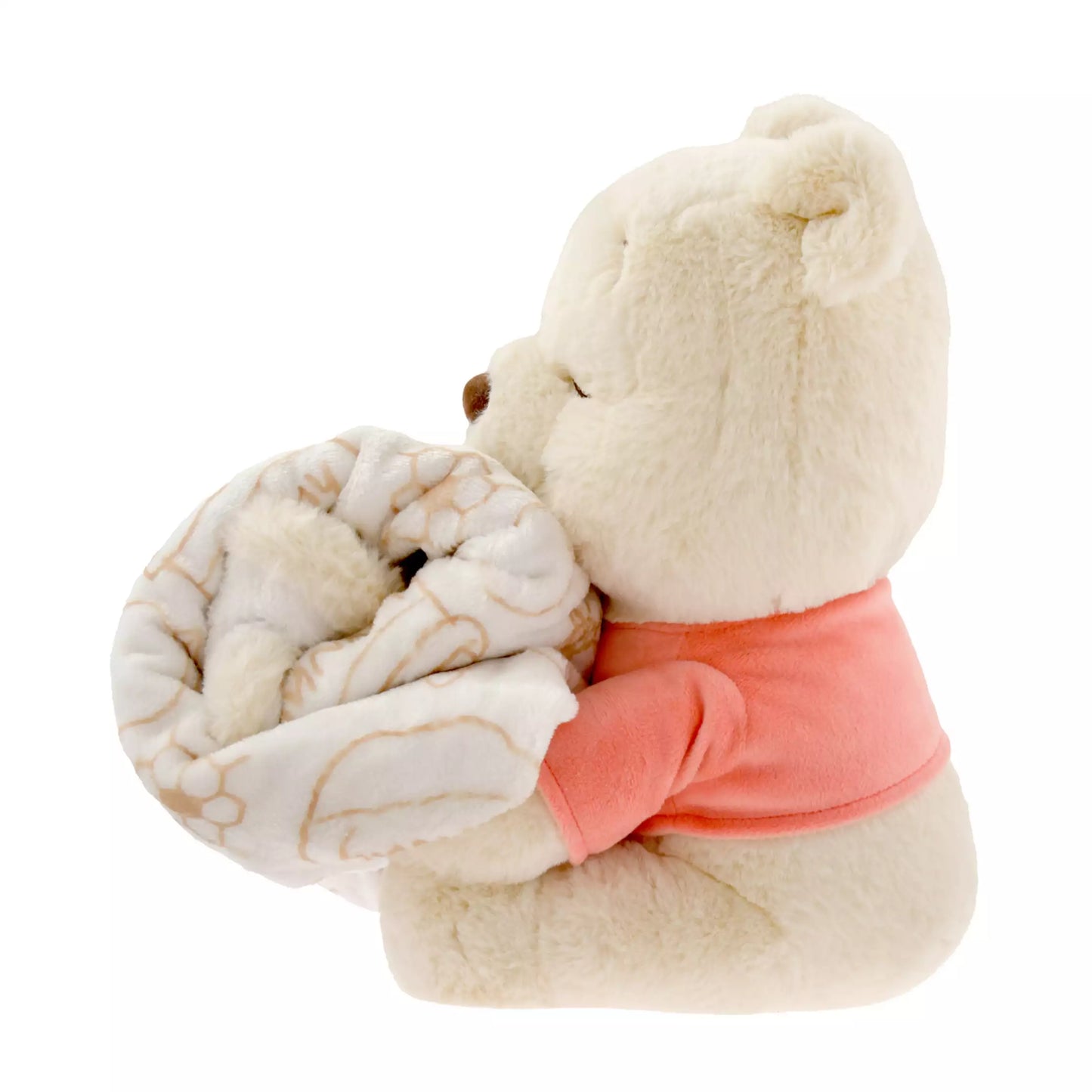 "Pre-Order" JDS - Winnie the Pooh Blanket with Honey Pot Pattern and Plush Toy