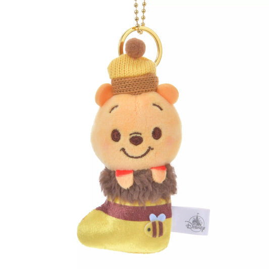 "Pre-Order" JDS - Winnie the Pooh Plush Keychain - Sock Christmas, 2024 Christmas Collection