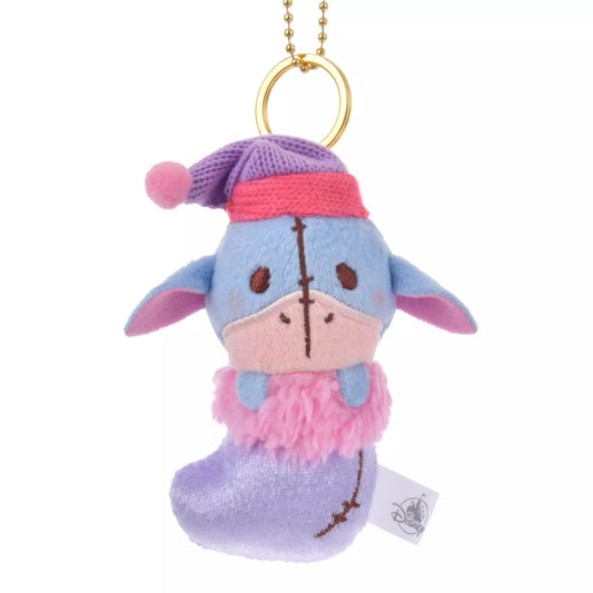 "Pre-Order" JDS - Eeyore Plush Keychain - Sock Christmas, 2024 Christmas Collection