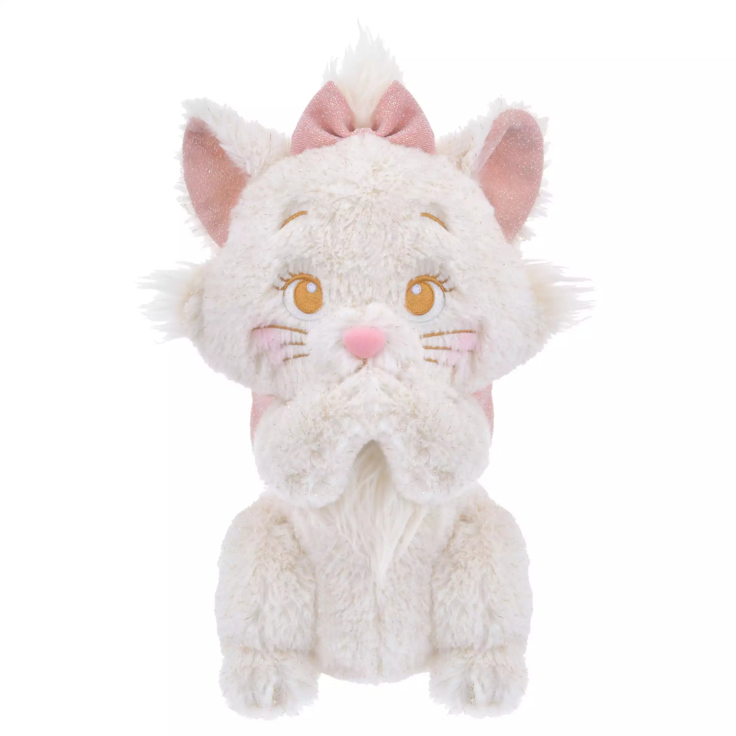 "Pre-Order" JDS - Marie The Aristocats Plush Toy 34cm  - Winter Shiny Color, 2024 Christmas Collection