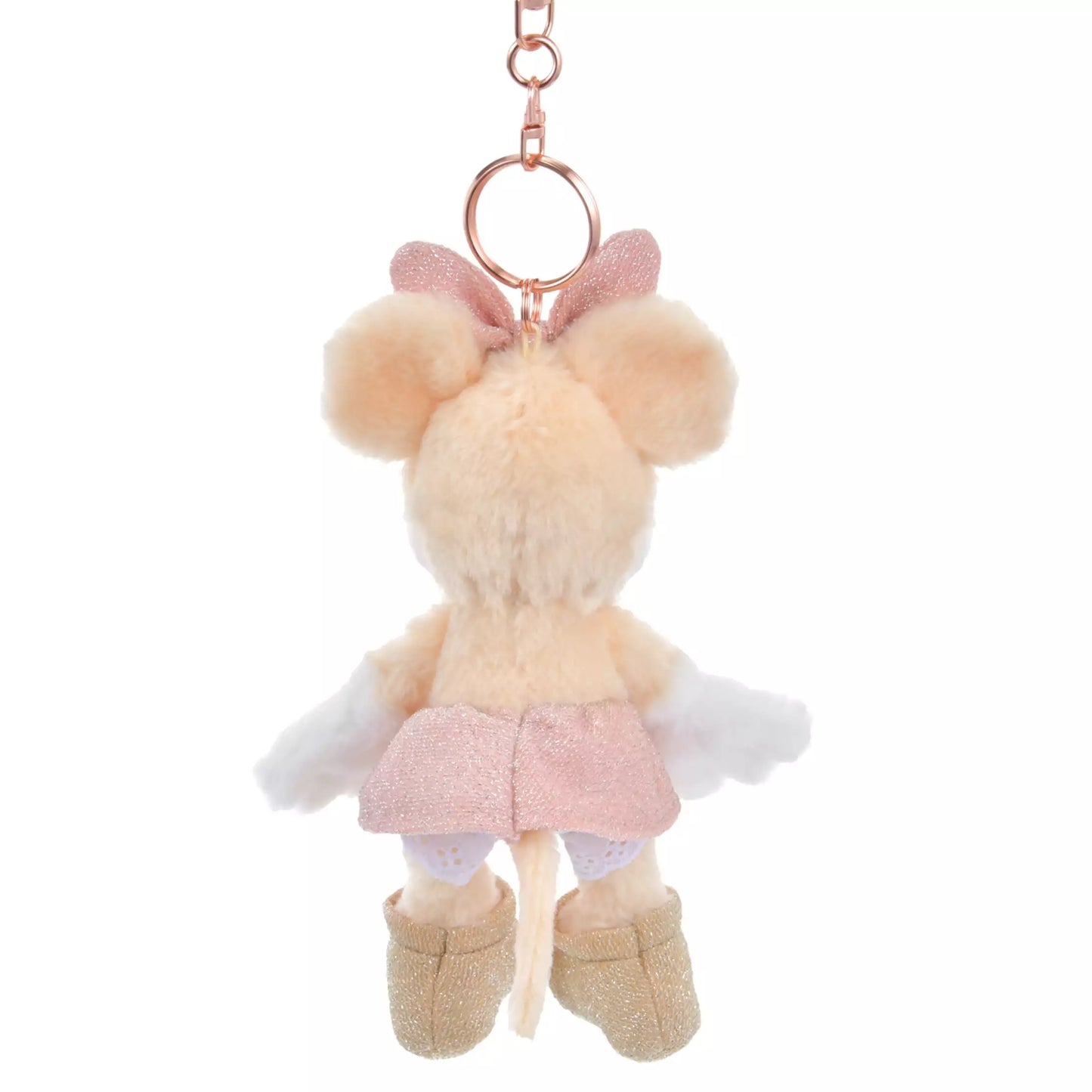 "Pre-Order" JDS - Minnie Mouse Plush Keychain - Winter Shiny Color, 2024 Christmas Collection