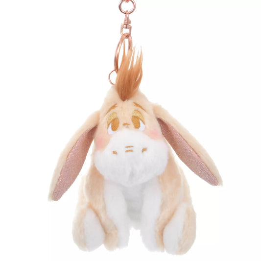 "Pre-Order" JDS - Eeyore Plush Keychain - Winter Shiny Color, 2024 Christmas Collection