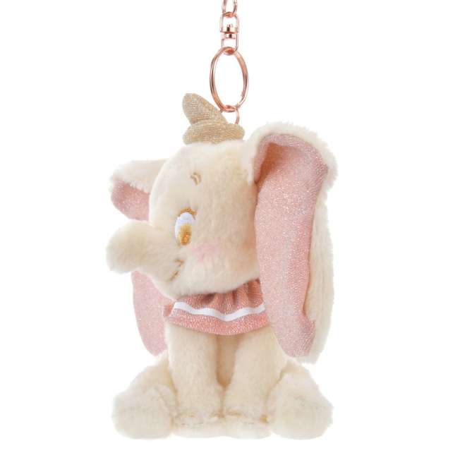 "Pre-Order" JDS - Dumbo Plush Keychain - Winter Shiny Color, 2024 Christmas Collection