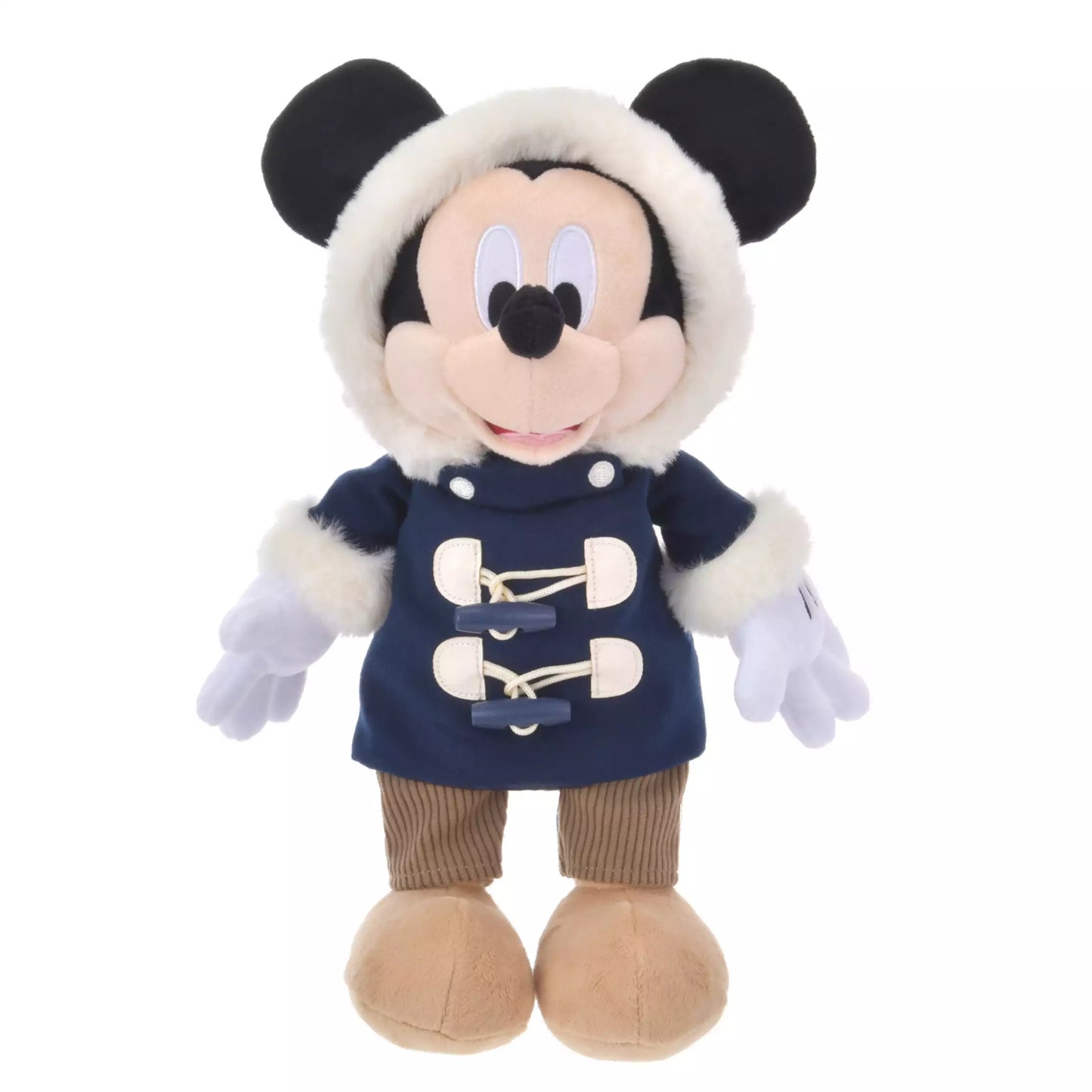 "Pre-Order" JDS - Warm Outerwear Mickey Mouse Plush Toy 24cm - DUFFEL COLLECTION, 2024 Winter Collection