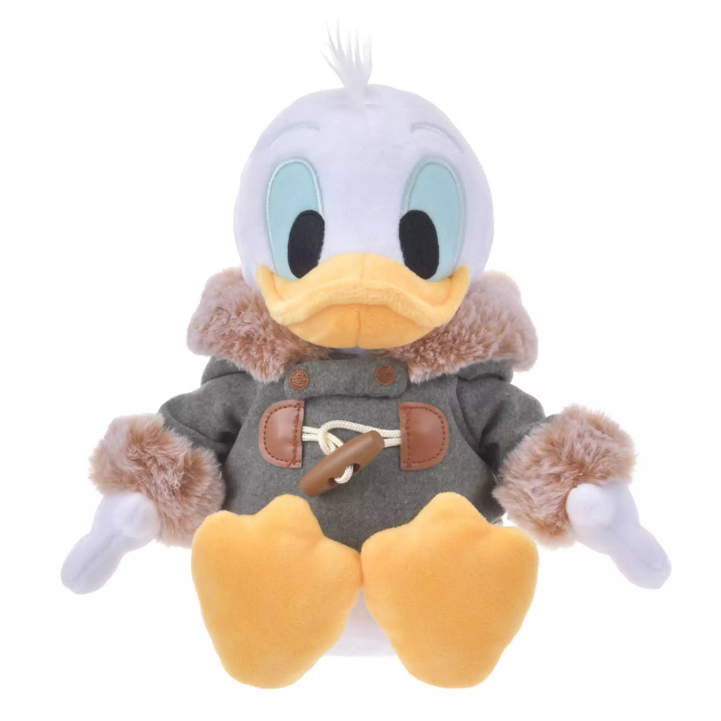 "Pre-Order" JDS - Warm Outerwear Donald Duck Plush Toy 23cm - DUFFEL COLLECTION, 2024 Winter Collection