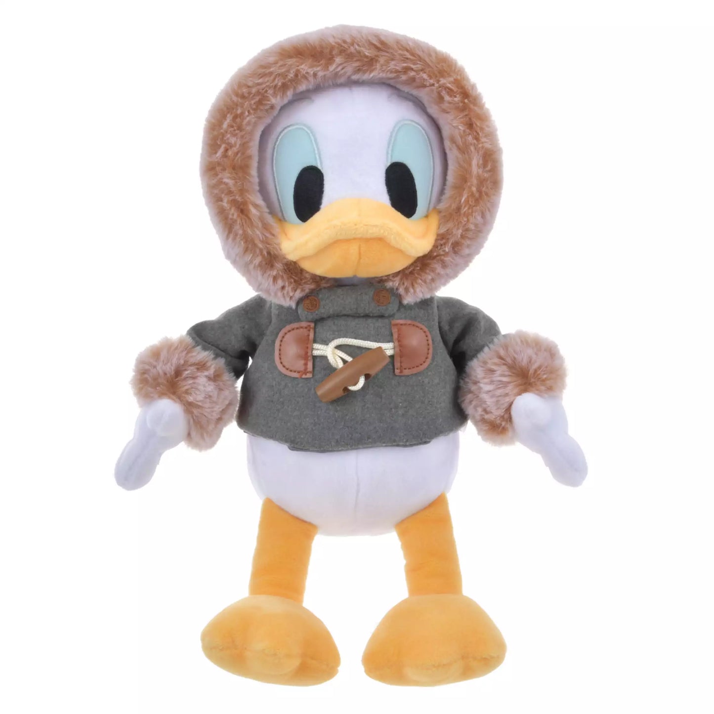 "Pre-Order" JDS - Warm Outerwear Donald Duck Plush Toy 23cm - DUFFEL COLLECTION, 2024 Winter Collection