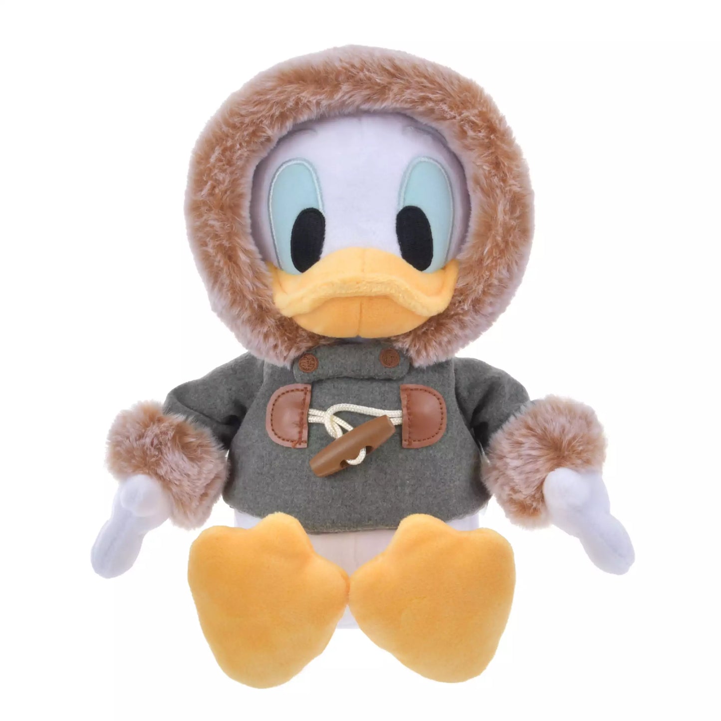 "Pre-Order" JDS - Warm Outerwear Donald Duck Plush Toy 23cm - DUFFEL COLLECTION, 2024 Winter Collection