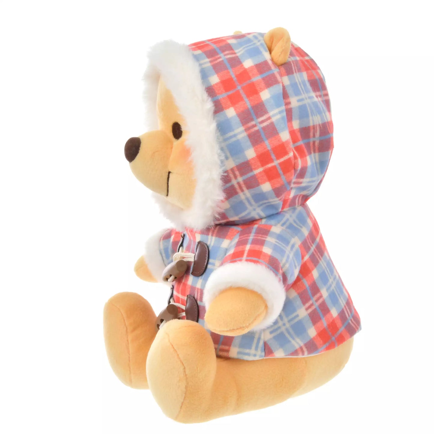 "Pre-Order" JDS - Warm Outerwear Winnie the Pooh Plush Toy 24cm - DUFFEL COLLECTION, 2024 Winter Collection