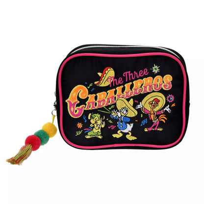 "Pre-Order" JDS - Donald, Jose Carioca, Panchito pouch with charm (THE THREE CABALLEROS 80TH)
