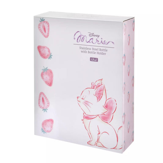 "Pre-Order" JDS - Marie The Aristocats Stainless Steel Bottle with Holder (STRAWBERRY COLLECTION 2025)