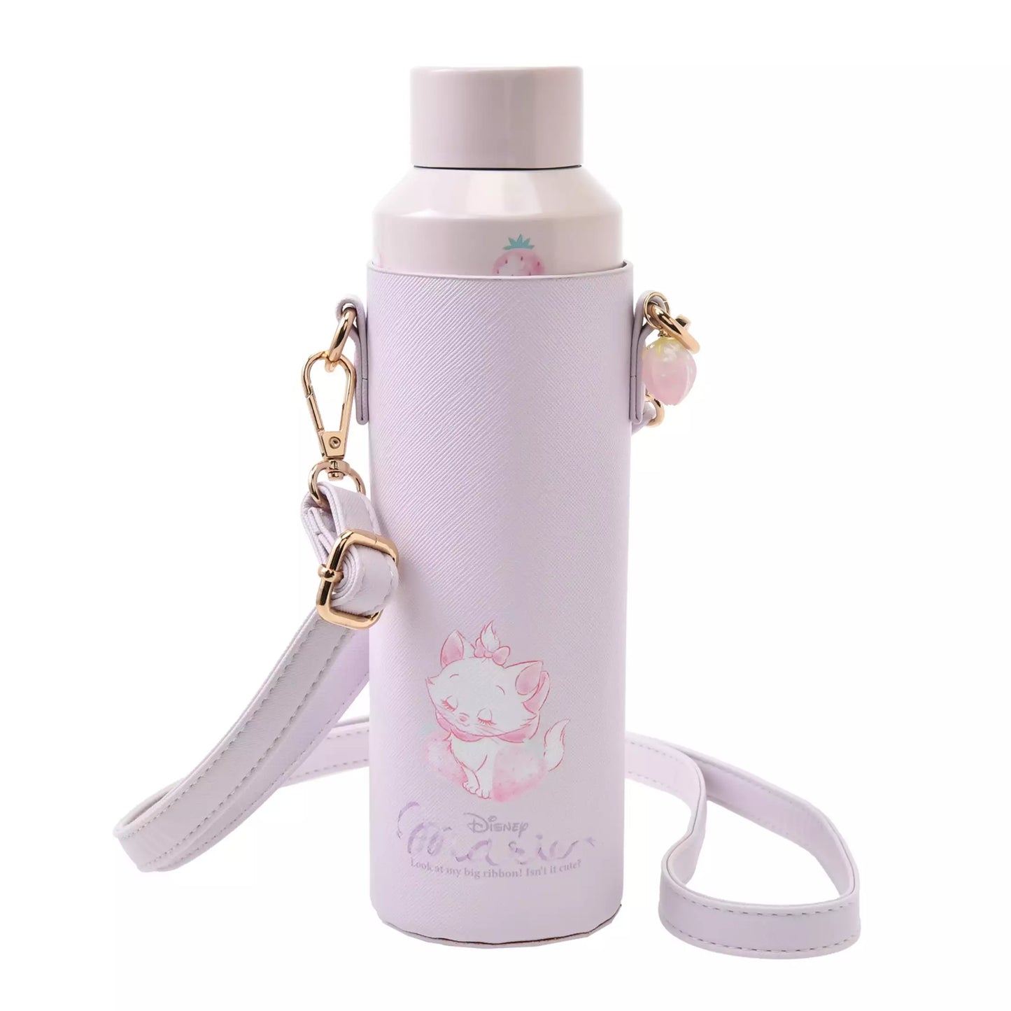 "Pre-Order" JDS - Marie The Aristocats Stainless Steel Bottle with Holder (STRAWBERRY COLLECTION 2025)