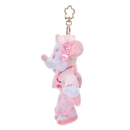 "Pre-Order" JDS - Minnie Kimono Plush Keychain (Japanese SAKURA 2025)