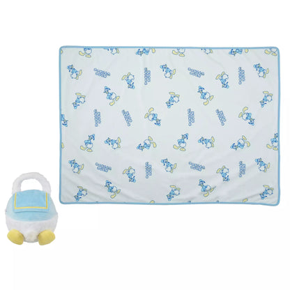 “Pre-Order” JDS/HKDL - Donald Blanket with Case Cool, DONALD MOKOMOKO BIRTHDAY