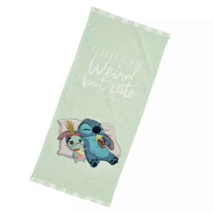 “Pre-Order” JDS - Stitch & Scrump Face Towel, Disney Stitch Day Collection 2025