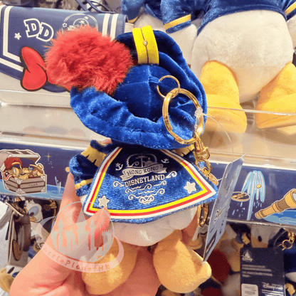 "Pre Order" HKDL - Donald Plush Bag Charm, Donald Captain 2026