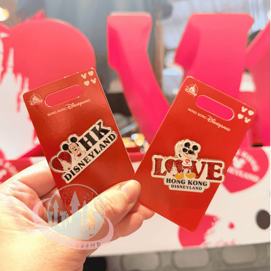 "Pre-Order" HKDL - LOVE Mickey Pin, Love Hong Kong Disneyland 2026