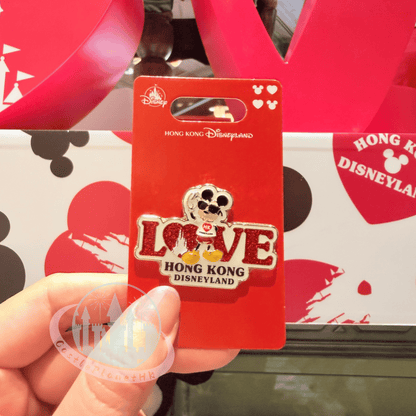 "Pre-Order" HKDL - LOVE Mickey Pin, Love Hong Kong Disneyland 2026