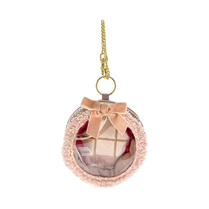 "Pre-Order" HKDL - Mini Plush Bag Charm Display Pouch, Duffy & Friends - Cozy Winter 2025