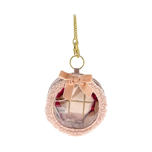 "Pre-Order" HKDL - Mini Plush Bag Charm Display Pouch, Duffy & Friends - Cozy Winter 2025