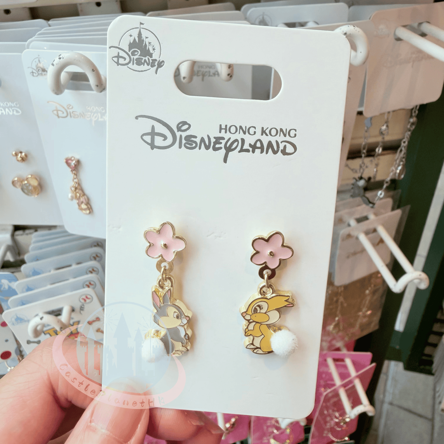 "Pre-Order" HKDL - Miss Bunny and Thumper earrings, Bambi 2026