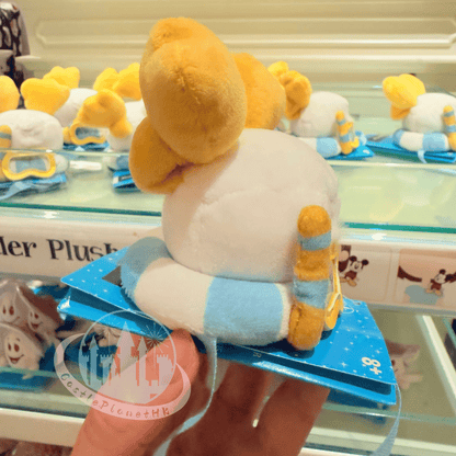 “Pre-Order” HKDL - Donald Duck "Summer Swim Ring" Magnetic Shoulder Pal Plush, Donald 2026