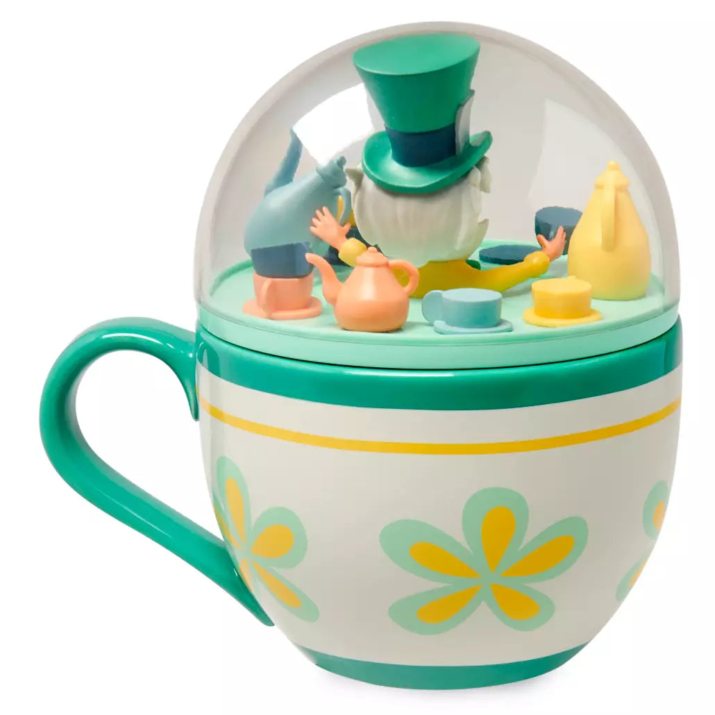 DISNEY DORMOUSE TEA SET Alice in Wonderland - TEA POT + 2 CUPS