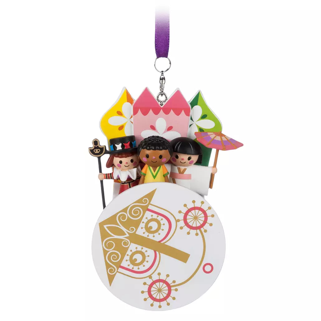 “Pre-order” HKDL - “it's a small world'' Clock Face Sketchbook Ornament