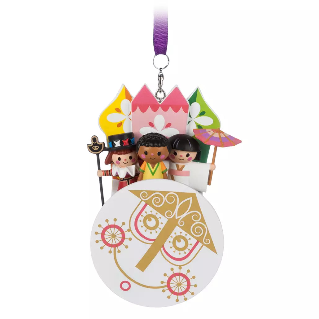 “Pre-order” HKDL - “it's a small world'' Clock Face Sketchbook Ornament