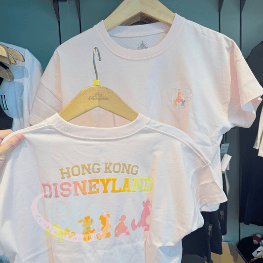 “Pre-order” HKDL - Mickey & Friends Park Logo Cropped Short-Sleeve Shirt for Women