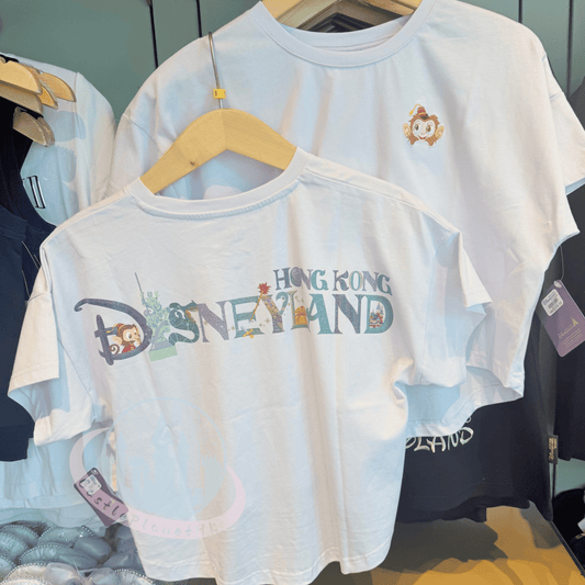 “Pre-order” HKDL - Albert the Monkey Park Logo Cropped Short-Sleeve Shirt for Women, Mystic Manor 2026