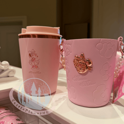 "Pre-Order" HKDL -Minnie Mouse Tumbler with Carrier, Spring Flowery 2026