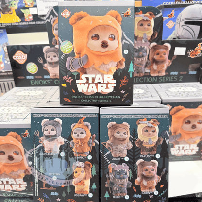 “Pre-Order” Other - Disney Star Wars Ewoks Plush Keychain Blind Box Series 2 , COSBI